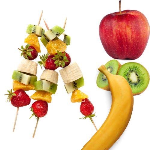 Brochettes de fruits